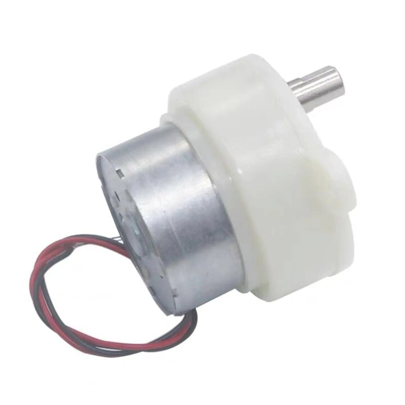 Mini Electric Motor Silver Speed Reduction Metal Shaft Gear for Model Airplane Propeller and DIY Toy Projects