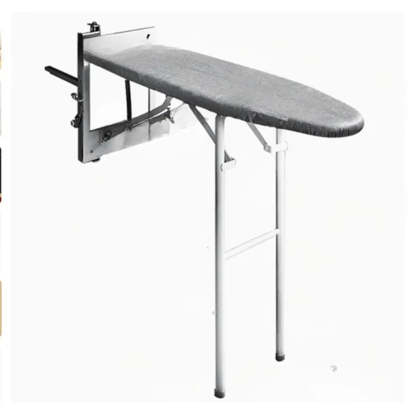Hidden Ironing Board Wall Mounted Folding Ironing Board with 180 Degree Rotation Cushioning