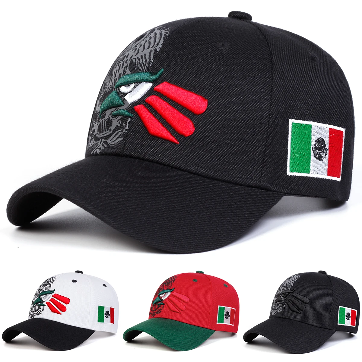 Unisex Eagle Embroidery Baseball Caps Spring and Autumn Outdoor Adjustable Casual Hats Sunscreen Hat Sports Cap