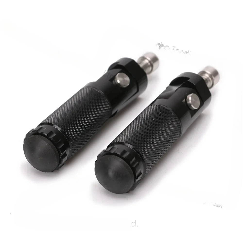 Pedal aluminum alloy round folding foot pedal rebound motorcycle modification accessories 8MM