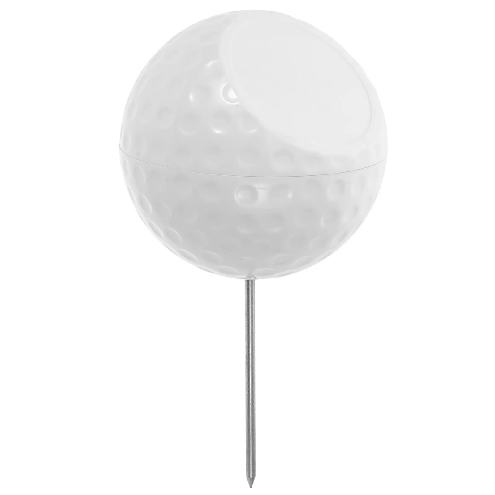 Golf Ball Position Marker Outdoor Stainless Steel Spike ABS Plastic Round Ball Marker for Tee Boundary Sports Accessories Golf