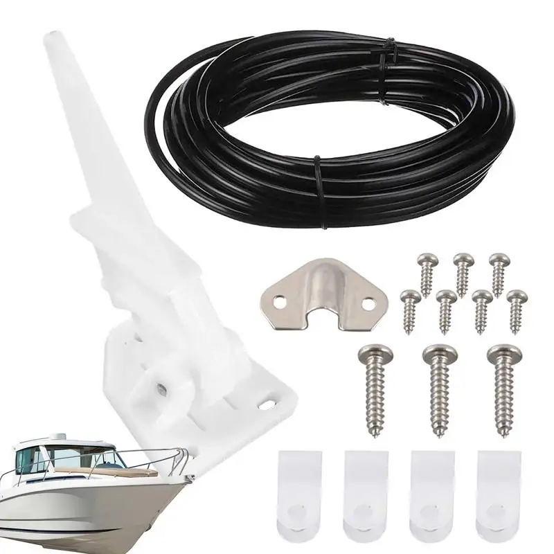 Boat Speedometer Pitot Kit Speedometer Speed Kit For Accurate Reading Stable Pressure Kick-up Pitot Tube Kit For Family Friends