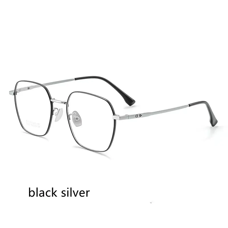 

53mm Retro Pure titanium Frame 2023 New polygon Myopia Glasses Woman Men Glasses Myopia Optical Frames Eyeglasses 78061