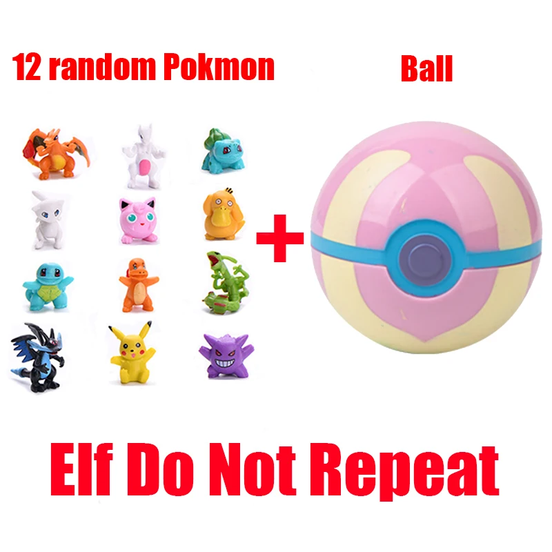 Pokemon Figure Set Toys 12/24pcs Different Styles Tomy Model Collection 2-3cm Pikachu Anime Poke Ball Go Elf Toys Dolls Gift image 3