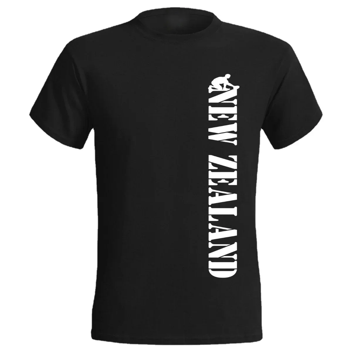 

Creative Design New Zealand Vertical T-Shirt. Summer Cotton Short Sleeve O-Neck Mens T Shirt New S-3XL