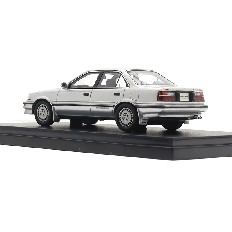 Hi-story Model Cars 1/43 Scale Resin Diecast For COROLLA Sedan GT (1987) Classic Vehicles Car Model Toy Collection Decoration