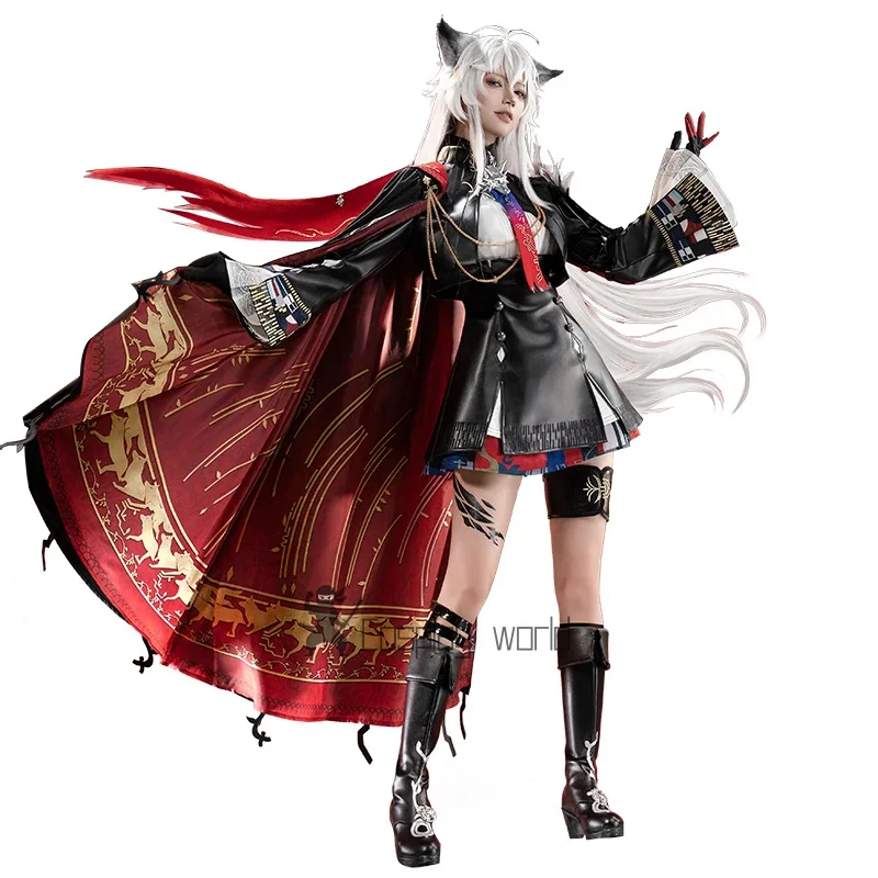 

Popular Game Arknights Lappland The Decadenza Cosplay Costume Cos Dress Uniform Halloween Party Play Role Clothing