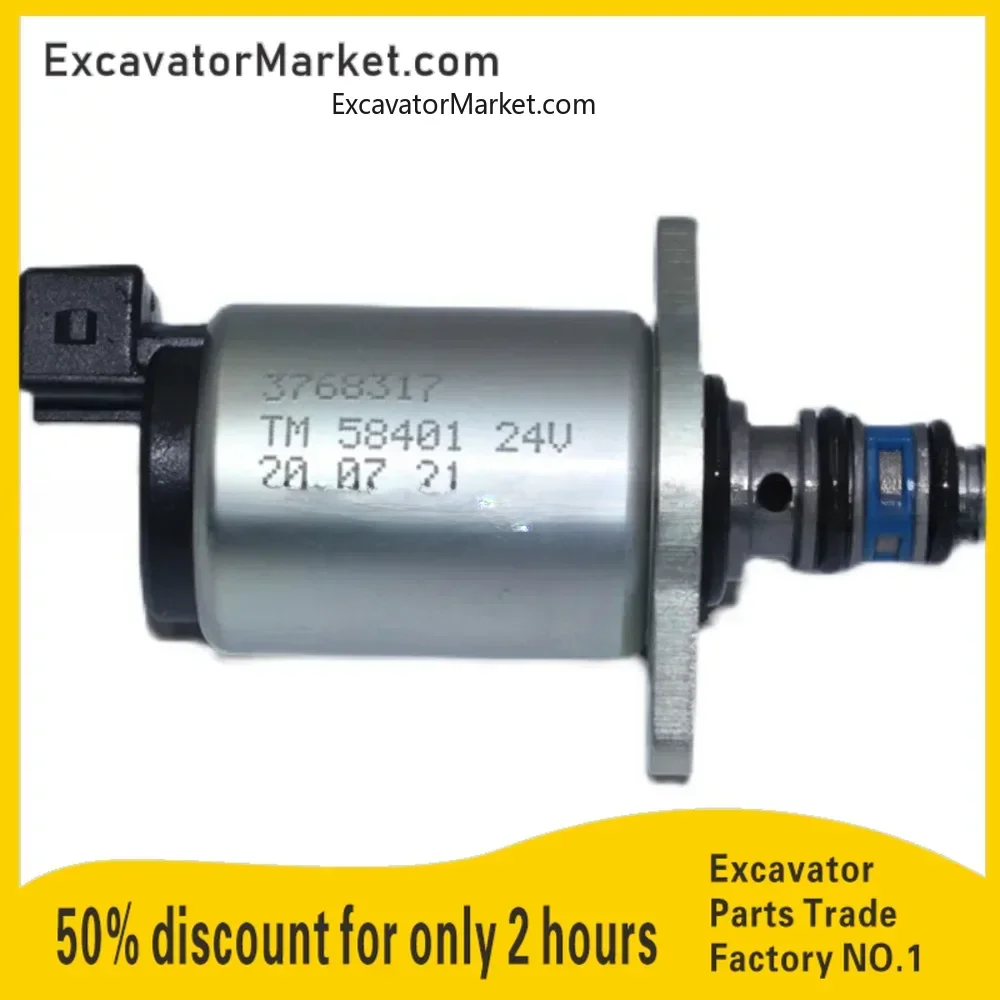 

Excavator Spare Excavator Parts 3768317 Tm58401 For Sany Forklift Pilot Proportional Valve 393000m024 Pvc25 24vdc