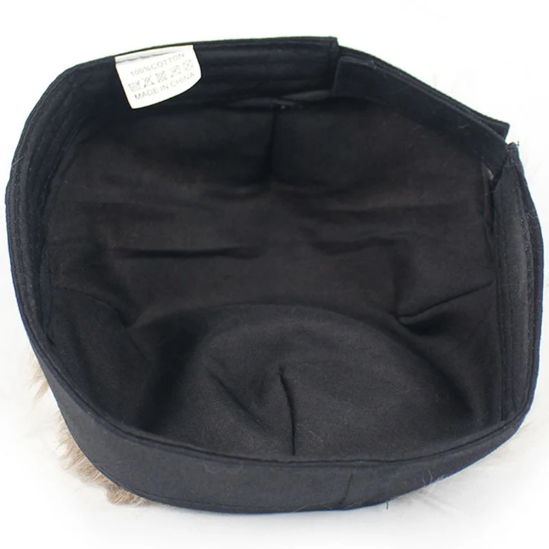 Männer Frauen Spikes Gefälschte Haar Perücke Kappe Hip Hop Beanie Hut Kurze Melone Einstellbare Sport Party Stirnband Cosplay Piraten Hut Kopfbedeckung