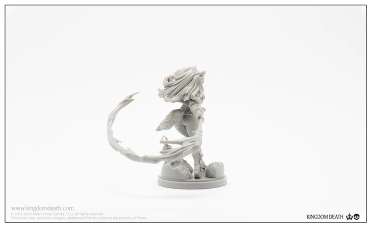 Die-cast resin Studio KD EX10 Halloween resin white model