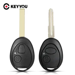 KEYYOU NEW 1PCS Car Key Case For BMW Mini One Cooper R50 R53 S For Land Range Rover Discovery 75 Z3 Z4 X3 X5 e46 e39 e36 e34