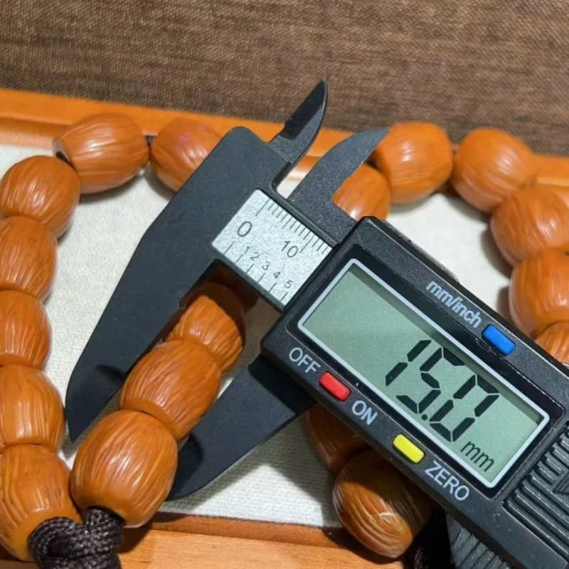 Olive Stone Carving Bracelet Handheld Buddhist Beads Jewelry Ethnic Style Fashion Versatile