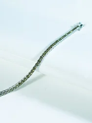 Peridot Bracelets 3mm Tennis Bracelet 925 Sterling Silver Bangles Fashion Jewelry