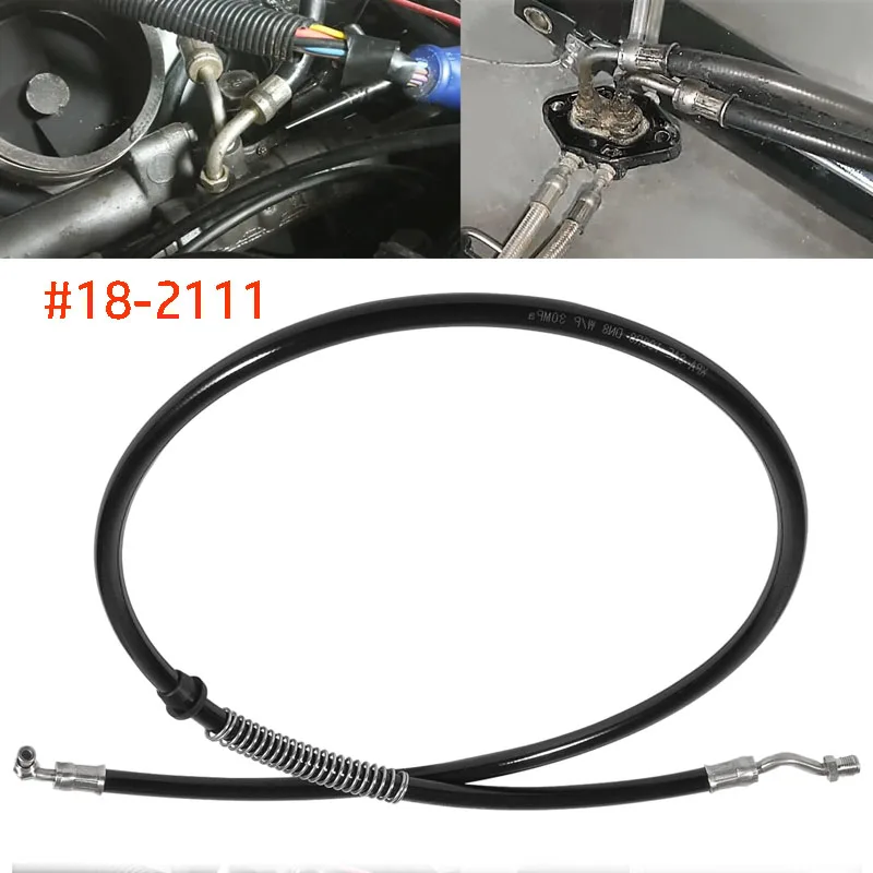 

18-2111 Power Trim Hose for Mercury Mariner Outboards Motor, ID 1/4", Length 63.4", Replaces 32-88006, 26140, 32-45959, 32-88006