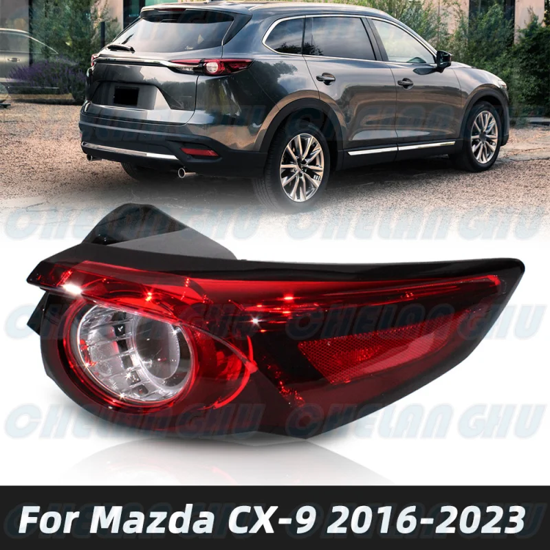 

LED Tail Light For Mazda CX-9 2016 2017 2018 2019 2020 2021 2022 2023 US Version Right Outer Side Rear Lamp Brake Lights