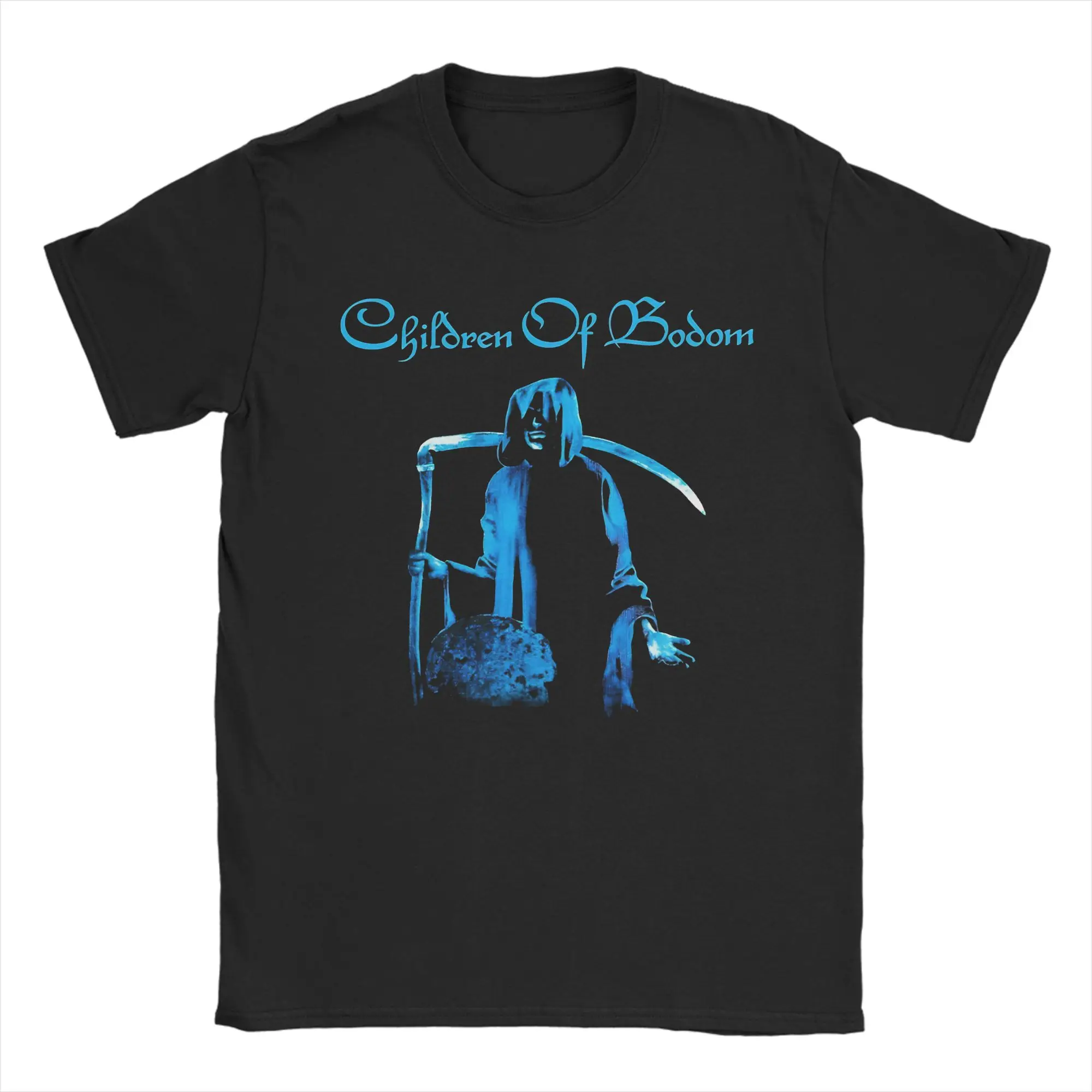 Vintage T Shirt Children Of Bodom Cotton T-Shirts  Novelty Tshirt for Adult Summer Y2K Classic Printed Short Sleeve Top Tees