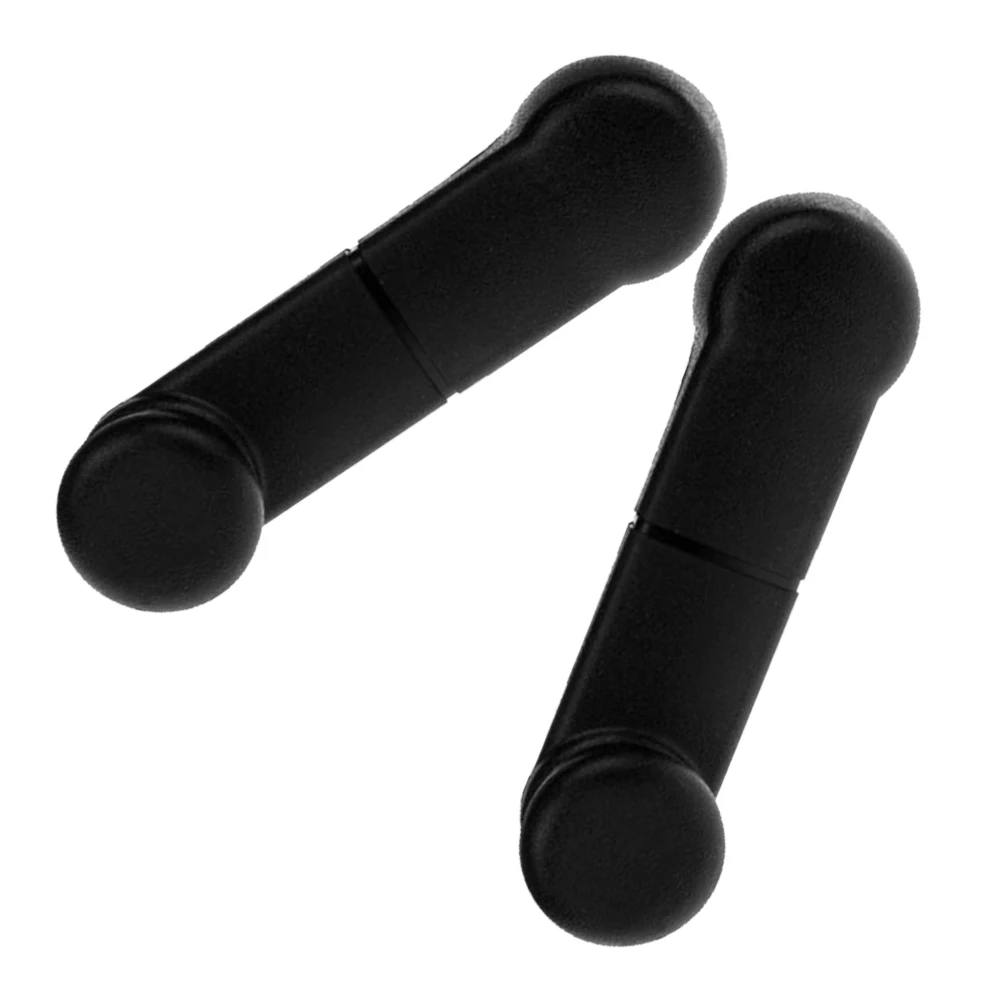 

2 pcs Car Door Window Lifter Handle Black Interior Shaker Handles for Durable Ergonomic Automotive Performance Parts