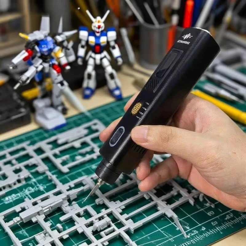 

Electric Ultrasonic Plastic Model Cutter 40kHz Precision Tool for Gundam Kits & DIY Crafts Plug-in Design
