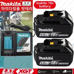 Genuine makita Battery BL1860 BL1850B BL1850 BL1840 BL1830 screwdriver battery & charger 18v Replacement Power Tool Batteries