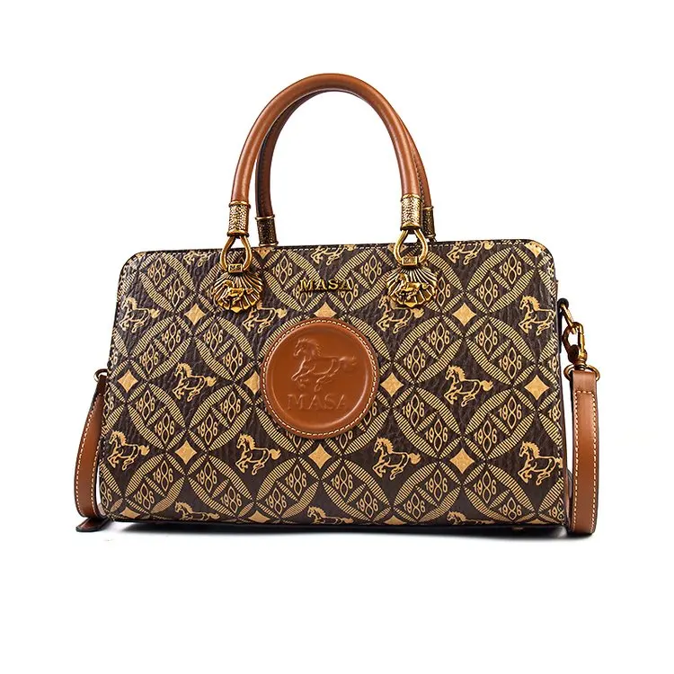 

Шикарная женская сумка-подушка — универсальная модная сумка через плечо, плечо и верхняя ручка с принтом ретро-алфавита