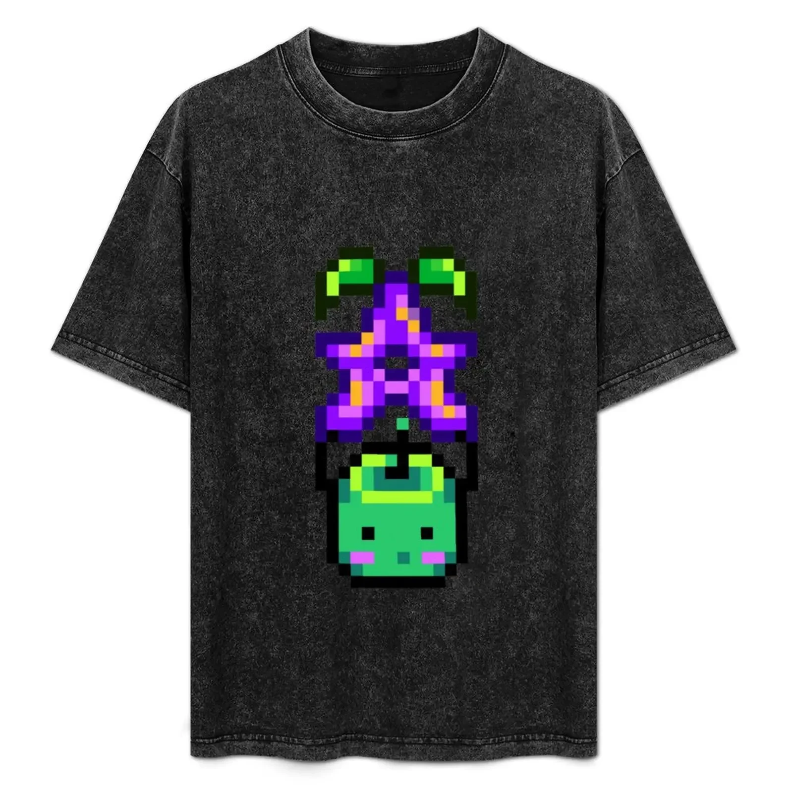 

Junimo and Stardrop from Stardew Valley T-Shirt aesthetic clothes Aesthetic clothing mens big and tall t shirts