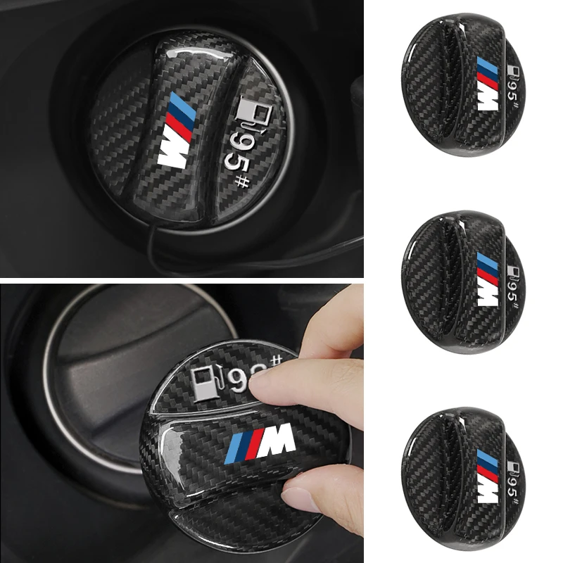 Automotive Carbon Fibre Petrol Tank Cap Filler Dust Cap #98 #95 For BMW E46 E90 E60 F10 E39 F30 E36 F20 E87 E90 E70 E91 E30 G30