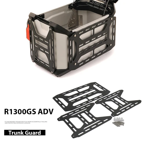 Caja superior para equipaje trasero de motocicleta, cubierta protectora de caja trasera de maletero de aluminio para BMW R1300GS Adventure R1300 R 1300 GS ADV