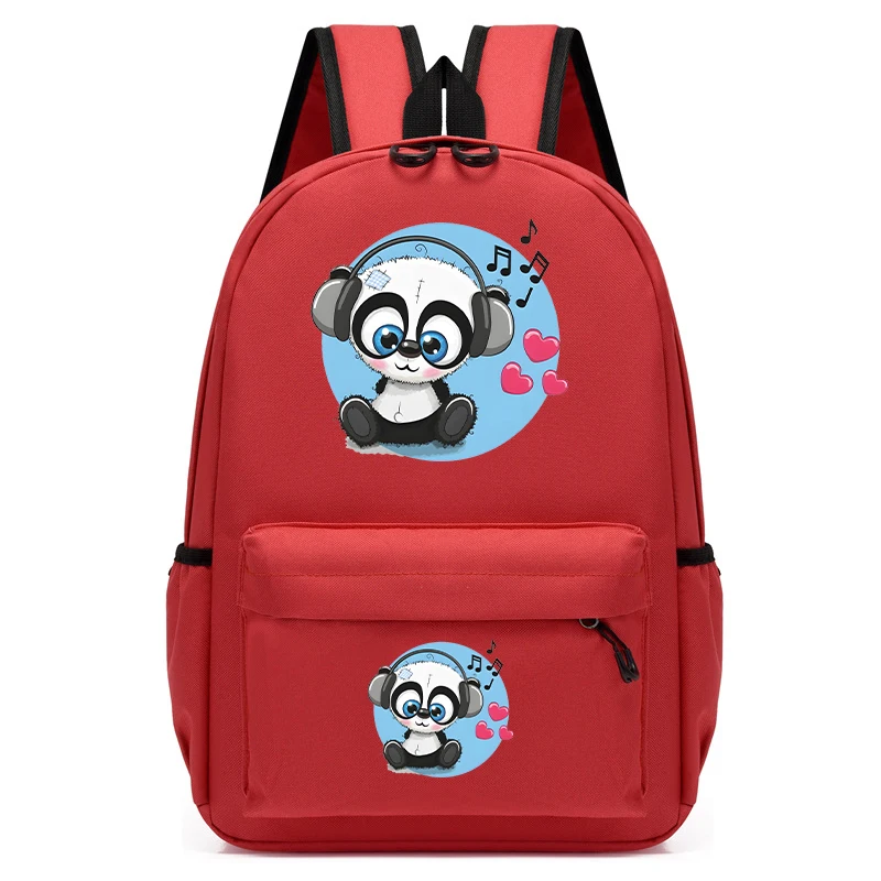 Panda Anime Children School Bags for Girls Boy Children Backpacks Kindergarten Cartoon Animal Kids Backpack for 2-5 Years Bags