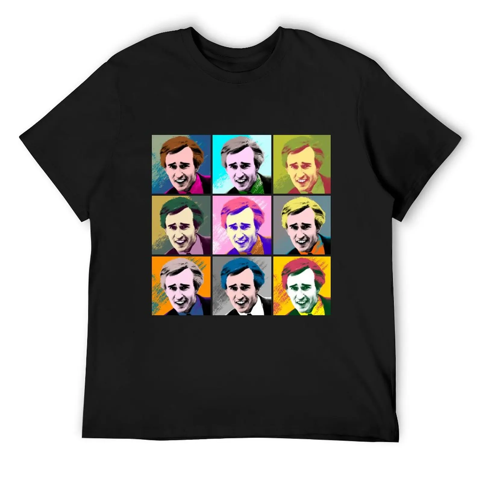 

Alan Partridge Warhol Inspired Pop Art 3x3 T-Shirt cute tops gifts for boyfriend custom shirt funny gifts black t shirts for men