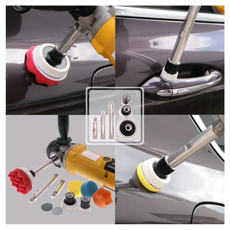 

1 Set Of 58-inch Male And Female Heads With 11-thread Inserts 3 Trays 3 Extension Rods Angle Grinder Extension Rods For Polisher