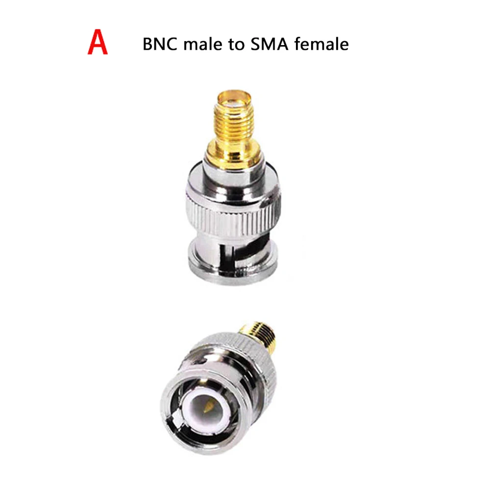 1 Stück SMA-Stecker auf BNC-Stecker Adapter für BNC SMA HF-Koaxialkabel, WLAN, Amateurfunk, WLAN-Geräte oder Handfunkgeräte – Detail 3