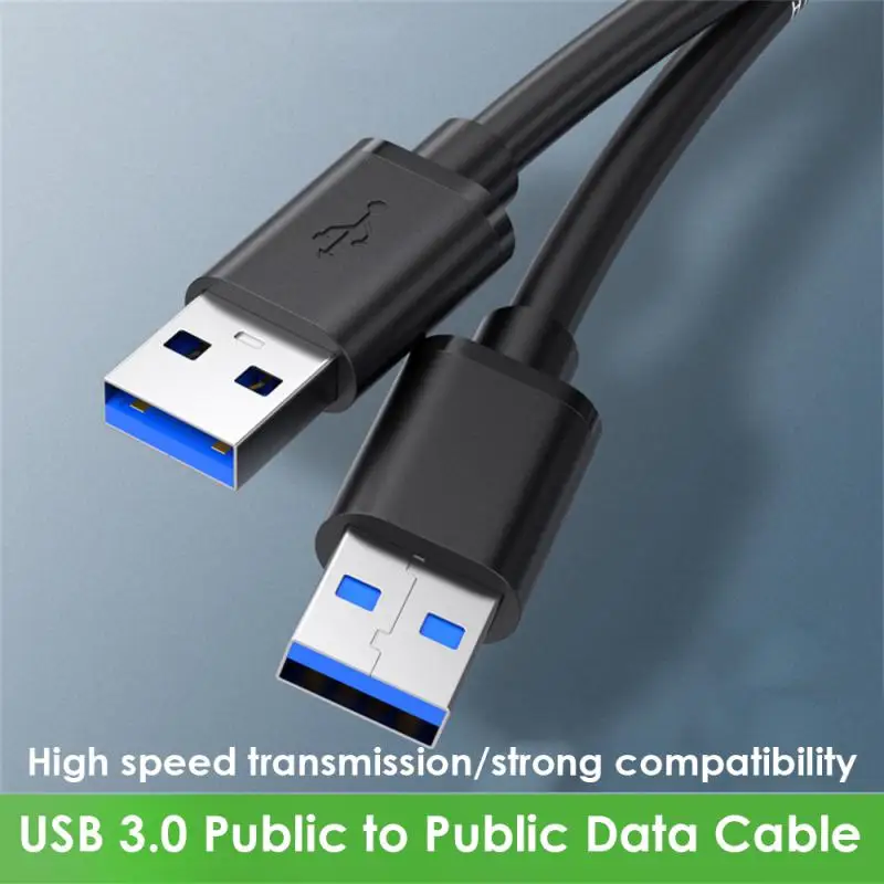 0.5/1/1.5/2/3/5 M USB 3.0 Extension Cable Data Cord For Laptop TV USB 3.0 Male To Male Data Cable Radiator Computer Connector