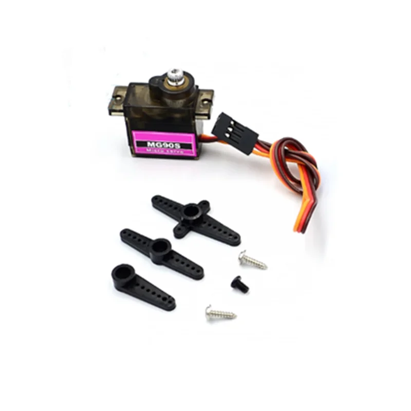 

5PCs Servo servo motor SG90 MG90S 9G Servo Motor 450 helicopter 180° 360° Plastic gears