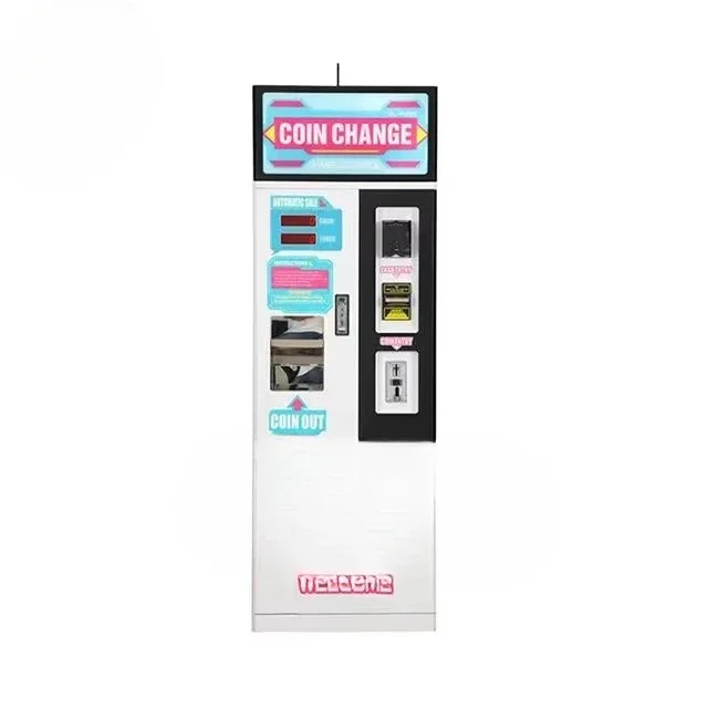 Factory Price Smart Automatic Indoor Coin Pusher Dispenser Game Currency Changer Token Vending Machine Amusement Coin Exchange