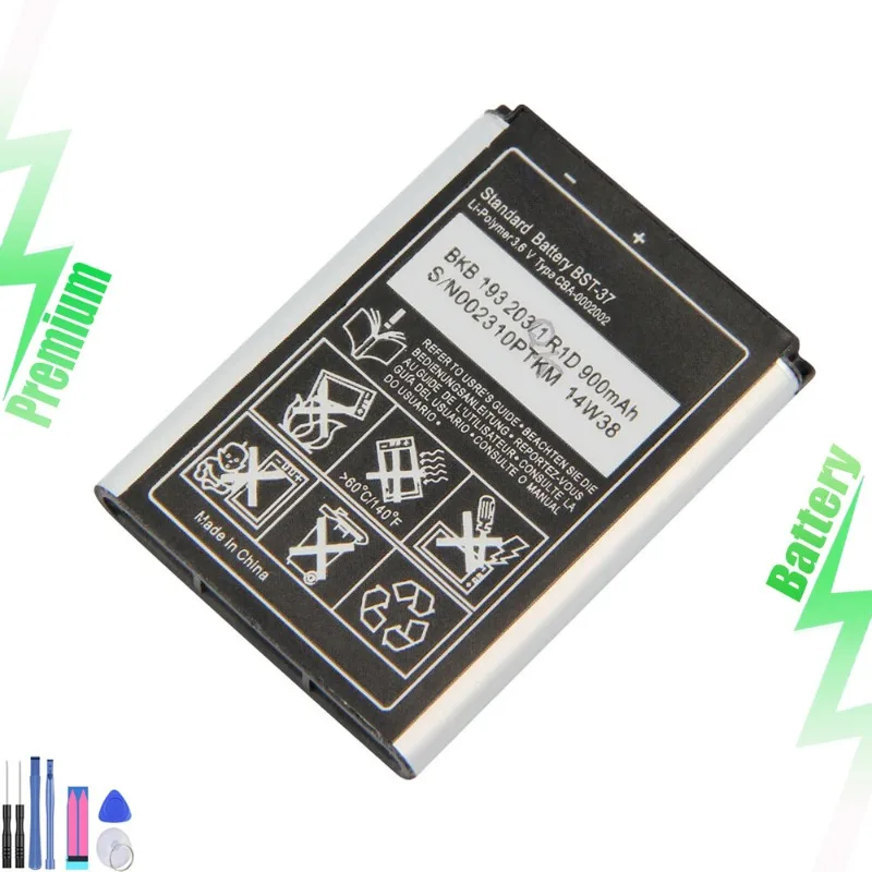 

1 new BST-37 900mAh 3.6V standard mobile phone battery for W810i K750i