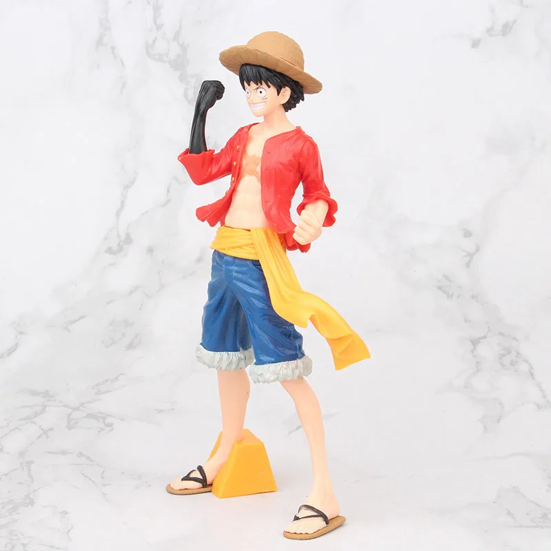 18CM Anime One Piece Monkey D Luffy Jump 50th Anniversary Figure Model Toy Stand Gear fourth Action Figure PVC Special 1