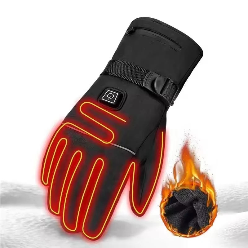 

Rechargeable Battery Electric Heating Gloves for Men Women Winter Hand Warmer