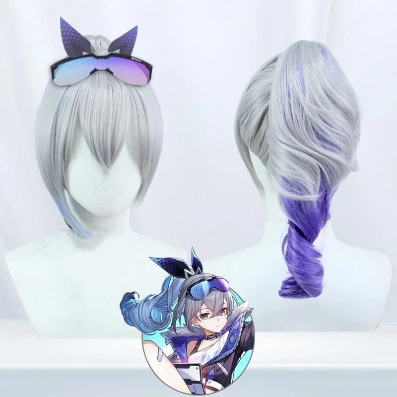 Silber Wolf Honkai Star Rail Kostüm Cosplay Spiel Uniform Brille Star Hunter Hacker Halloween Party Karneval Frauen