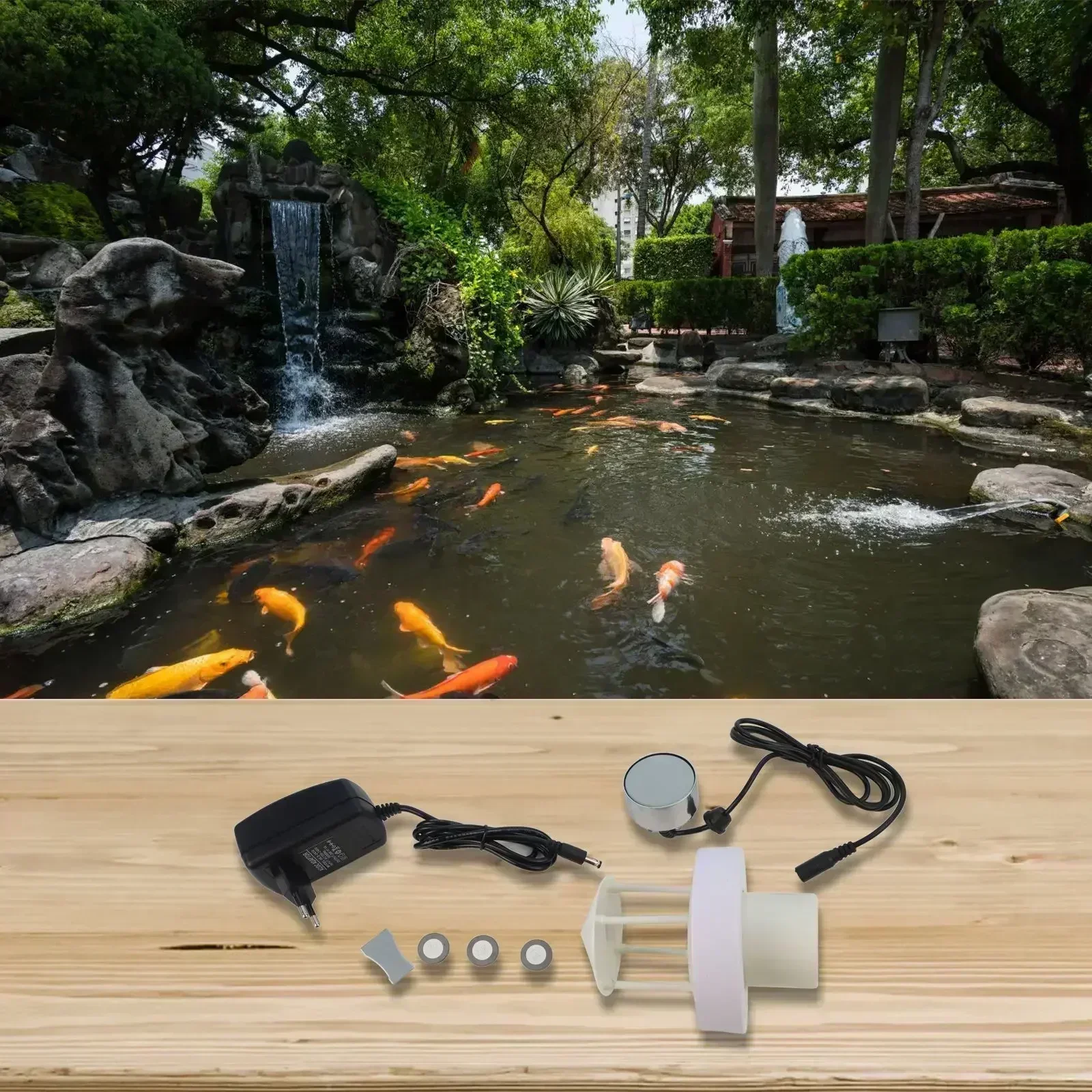 

Украшение события Очаровательный туманообразователь Полное решение, как показано на рисунке Датчик уровня безопасности Брызговик воды