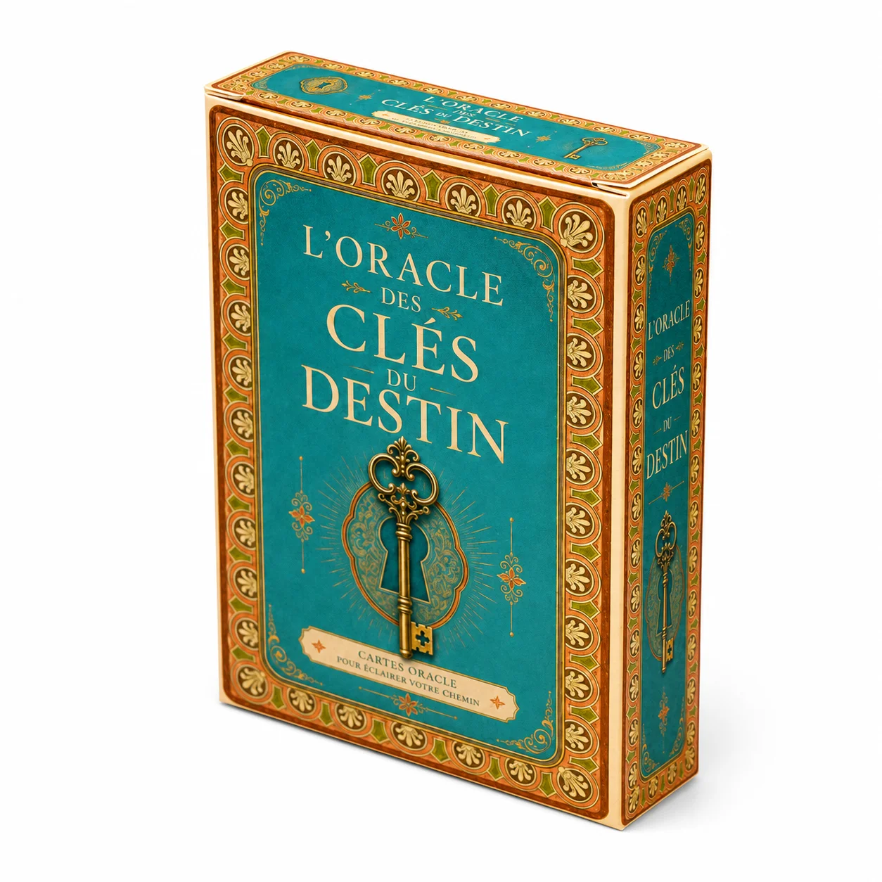 L Oracle Des Cles Du Destin Oracle Cards Deck 53 Symbolic Cards With Intuitive Guidebook Vintage French Style Divination Deck Fo