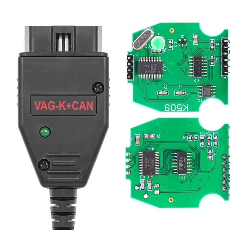 FTDI FT232RL Chips VAG K+CAN Commander 1.4 auto diagnostic interface cable with PIC18F25K80 chips