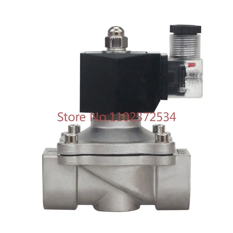 

Huizheng valve 2T -/2W-250-25B stainless steel moisture-proof gas natural gas solenoid valve 1 inch normally closed 220V