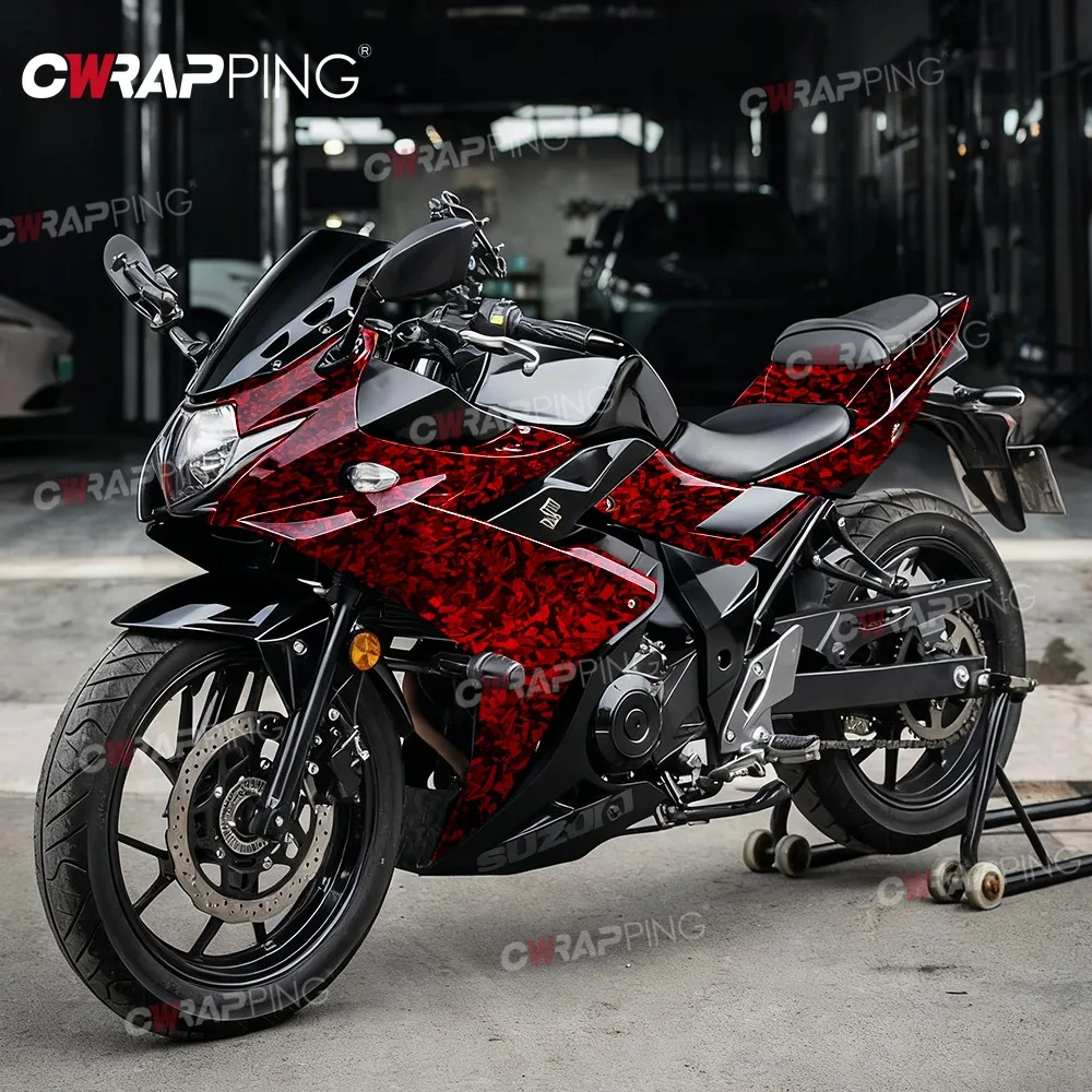 Car Sticker Vinyl Wrap Carbon Fiber Sticker DIY Waterproof Car Wrapping Film Custom Stickers Body Covering Exterior Automotive