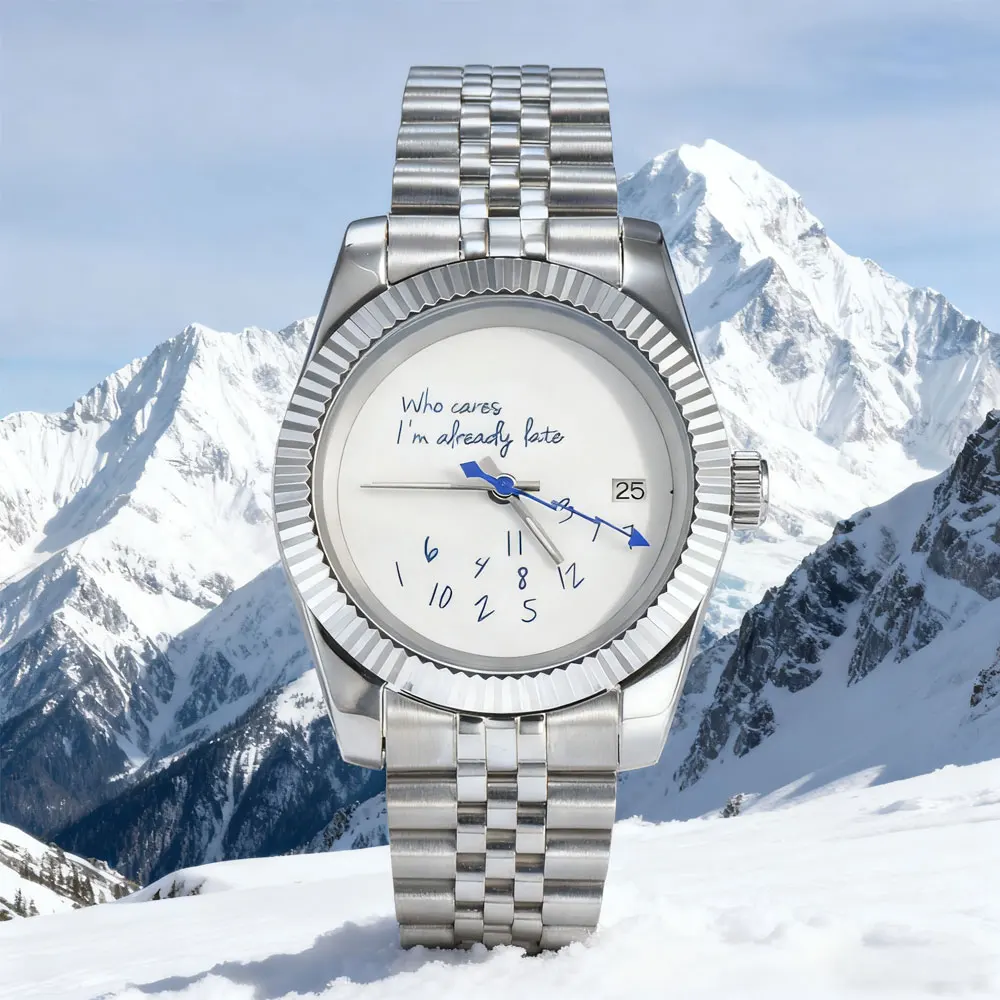 

Мужские автоматические часы 36 мм/39 мм с калибром NH35, сапфировым стеклом и стальным браслетом