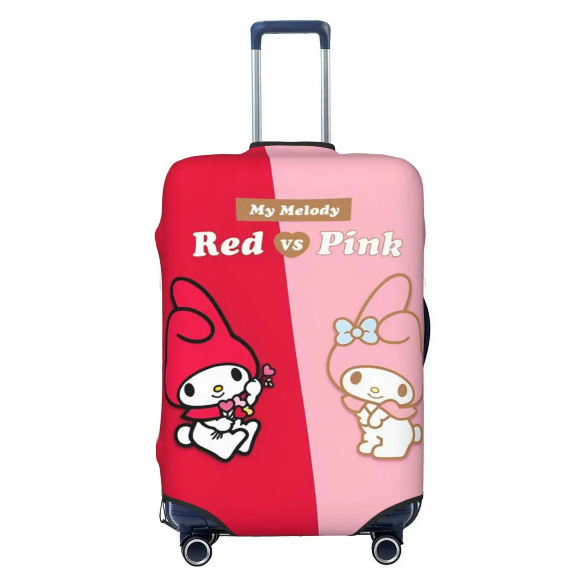 Sanrio My Melody Travel Luggage Cover Fashion Suitcase Protector Washable Baggage Covers Fits 18-32 Inch Luggage