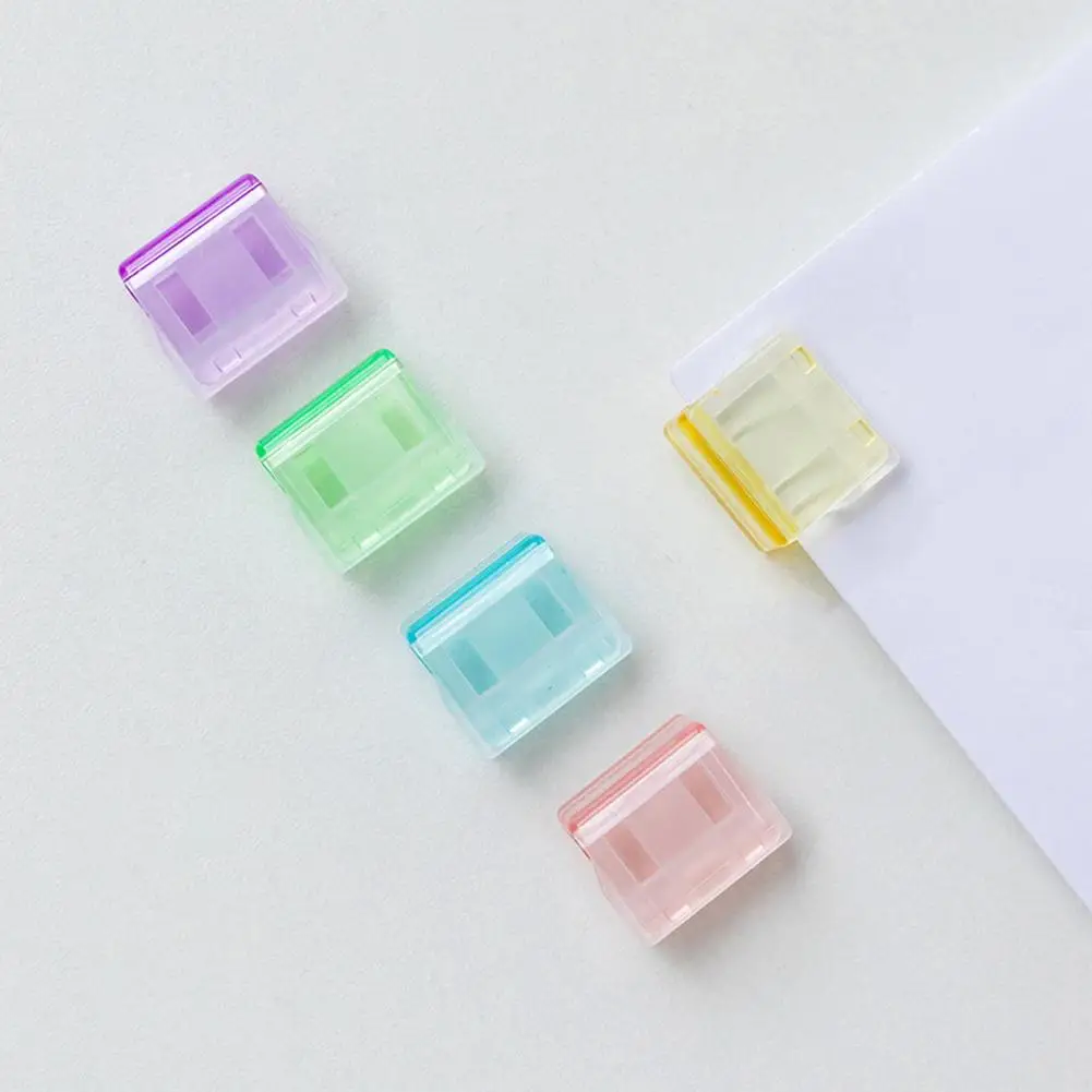 

Paper Clips Easily Categorized Space saving Candy Color Paper Paperclips Anti scratch Candy Color Clips for School