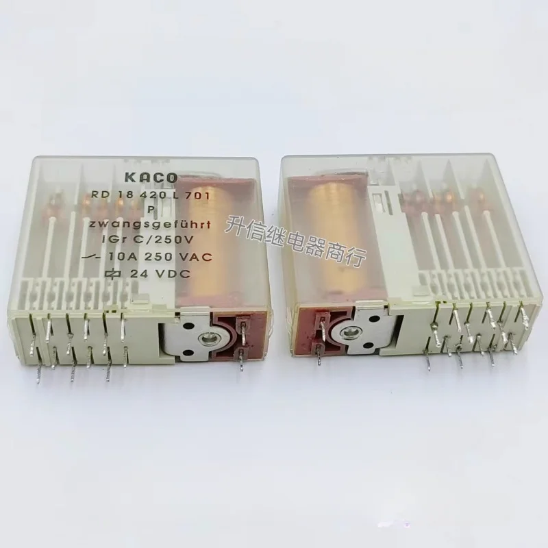 

（Brand New Original）1pcs/lot 100% original genuine relay:RD18420L701 24VDC RD18 420 L 701 24VDC 14pins safety relay