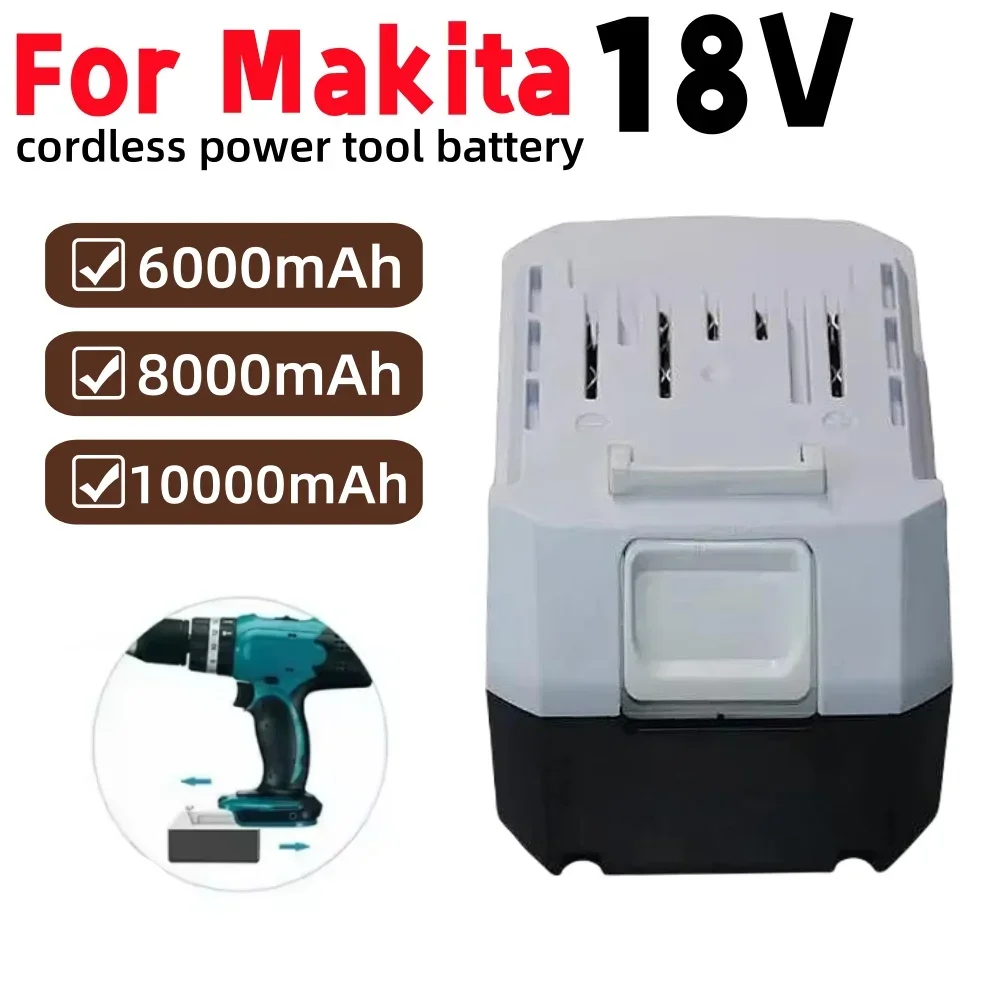 For Makita18V 6000/ 8000/10000mAh Rechargeable Lithium Battery BL1813G BL1820G Replace BL1840G BL1811G HP457D