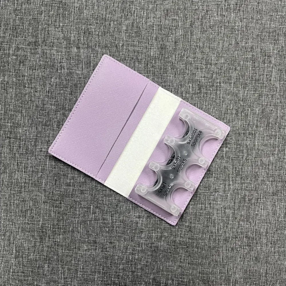 

Japanese Style Portable Coin Pocket Multiposition Solid Color Coin Collection Purse Plastic Money Clip Women
