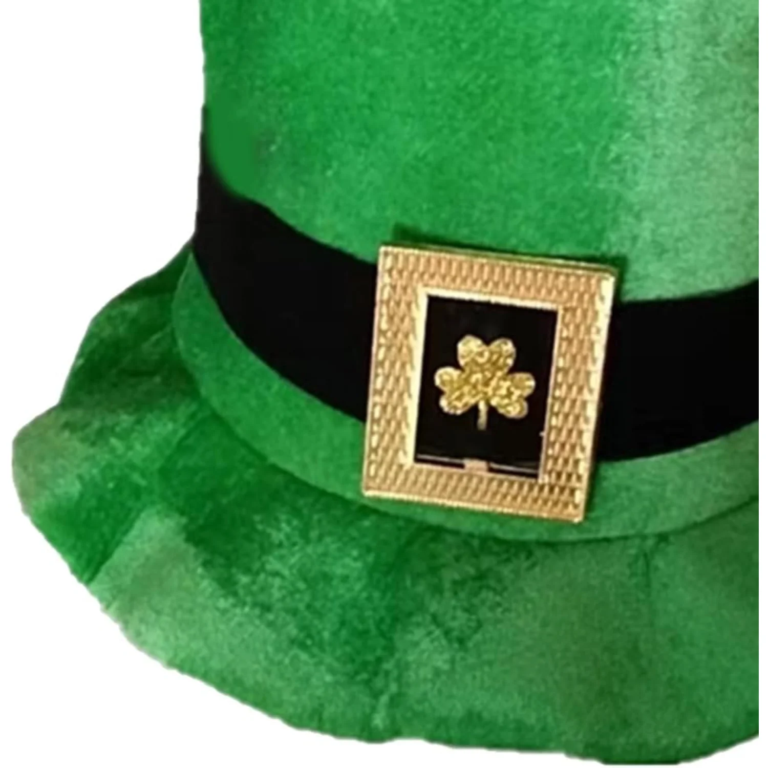 ST Patricks Day Hat หมวก Leprechaun สีเขียว หมวก Leprechaun ไอริช หมวกสีเขียว หมวกนักมายากล/960